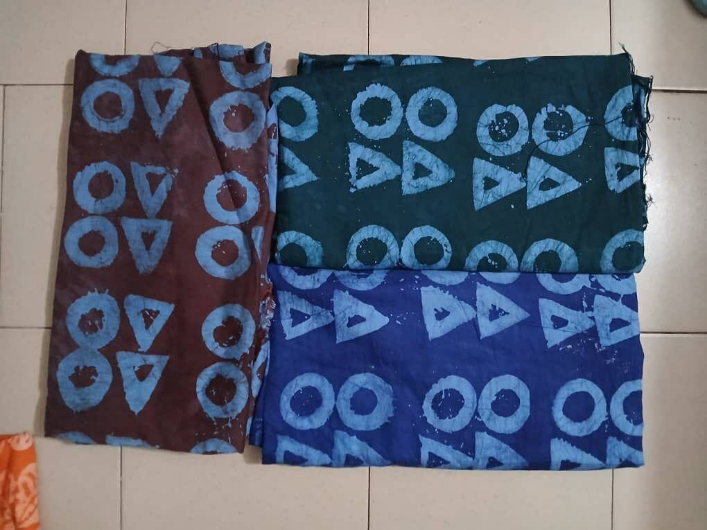Étoffes en tissu batik
