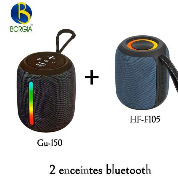 Enceintes Bluetooth Portables Borgia