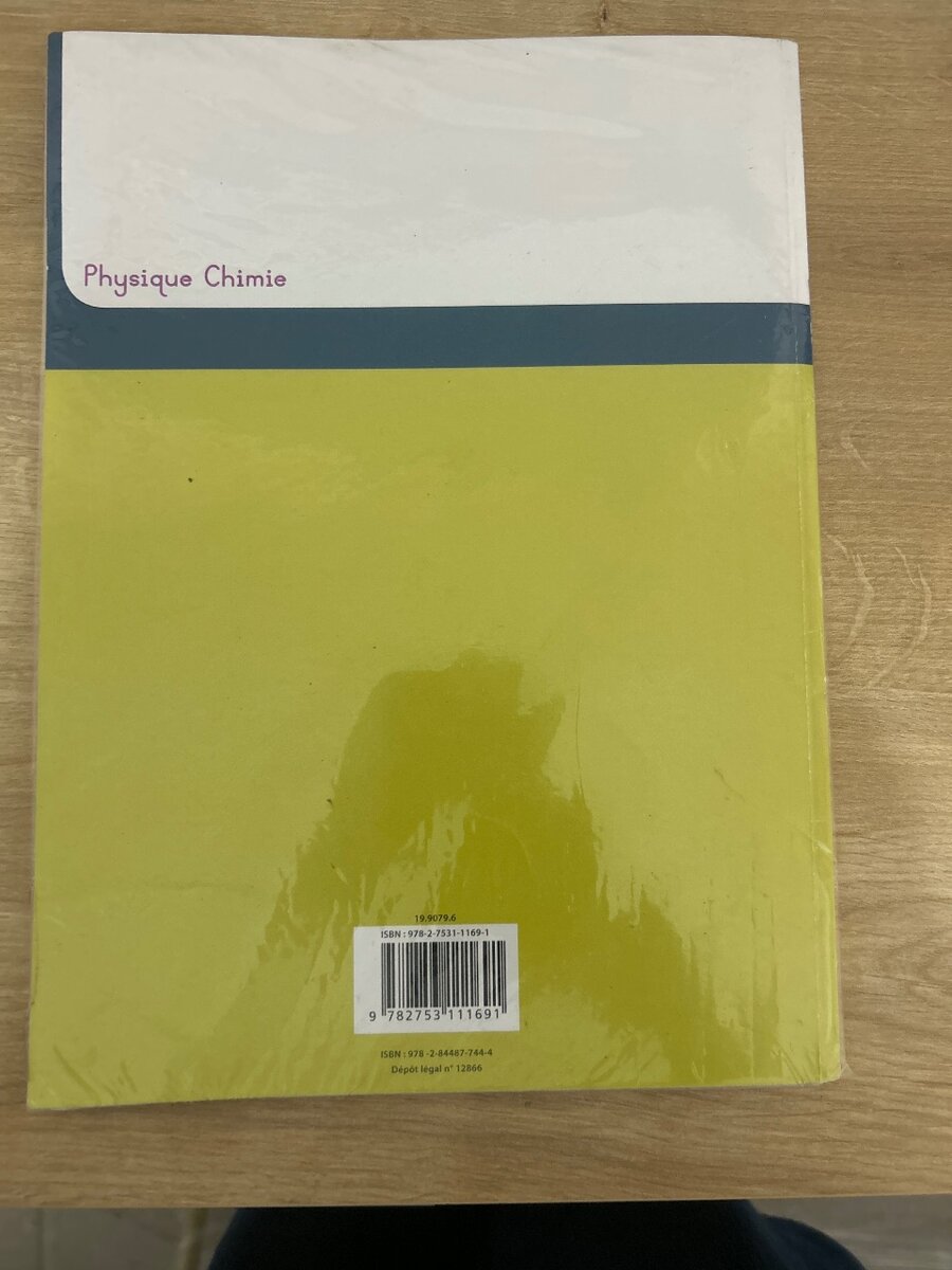 Livre de Physique Chimie 5e