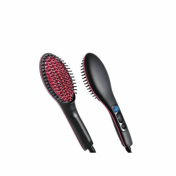 NOUVEAU Brosse Chauffante - Démêler - Lisser Et Faire Briller Vos Cheveux
