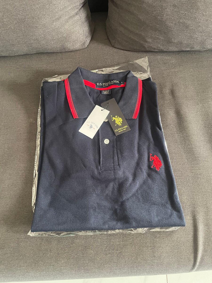 Polo  US Homme Classique Coton