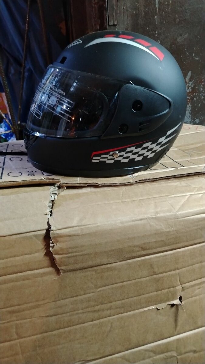 Casque Moto Intégral Noir