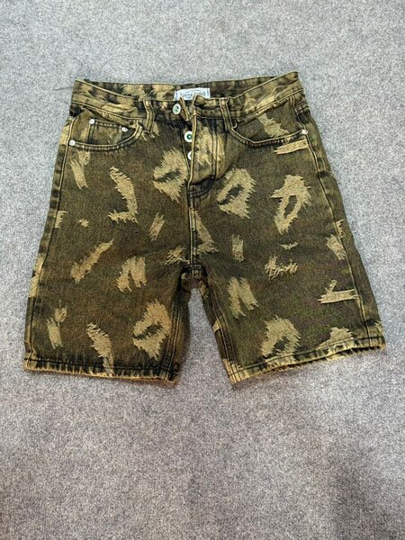 Shorts en jean imprimés mode