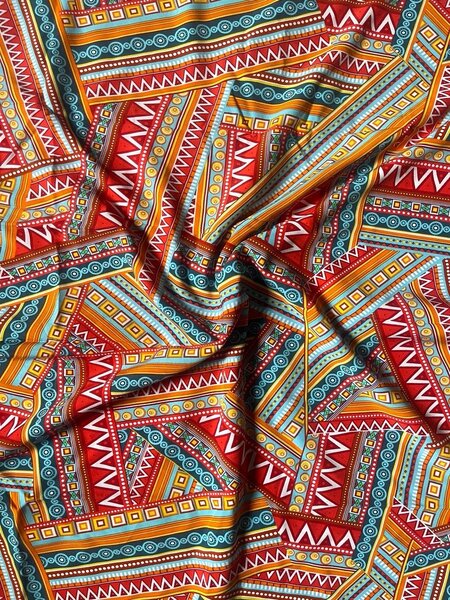 Crepe vintage fabric