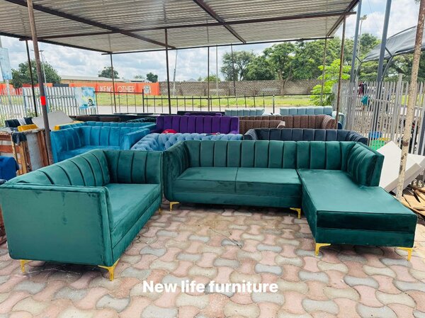 Sofa set L shape + 2 seater.