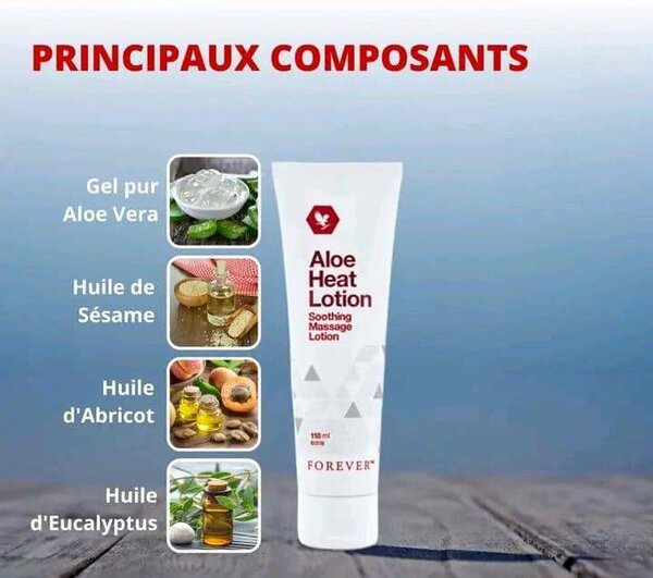 Lotion de Massage Chauffante Aloe