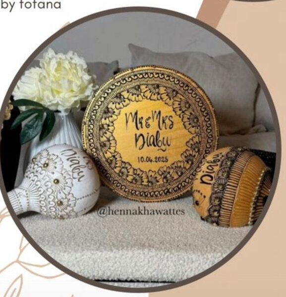 Plateau de mariage personnalisé