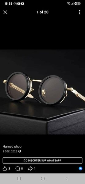 Lunettes Steampunk Rondes