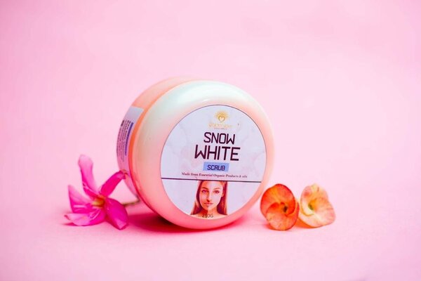 Snow and extreme white scrub