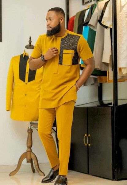 Costume Africain Homme Chic