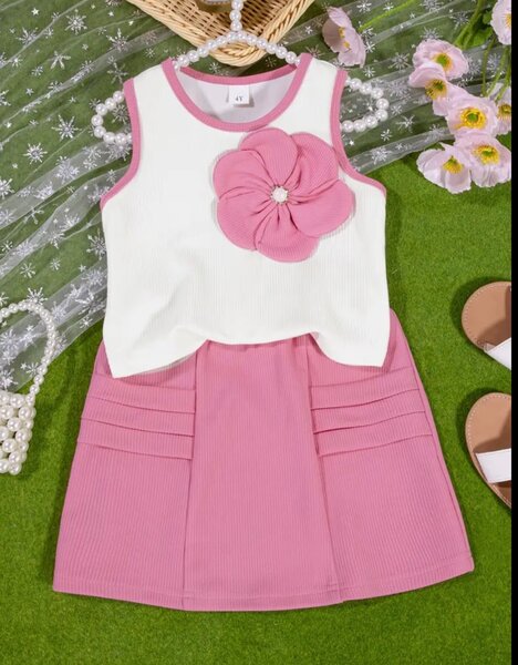 Robe Fille Élégante Fleur