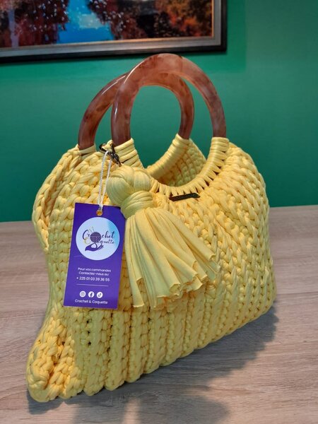 Sac à main au crochet