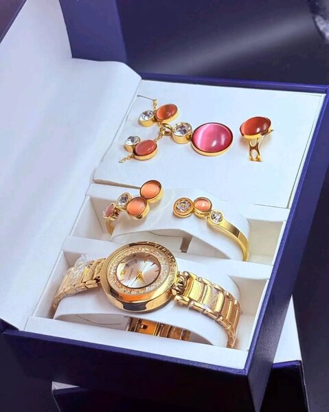 Ensemble Montre et Bijoux Élégant