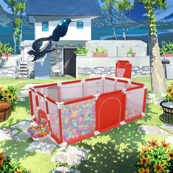 Parc à boulle pliable