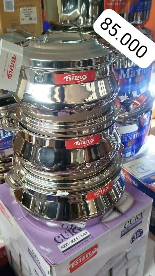 Set de Casseroles en Acier Inox