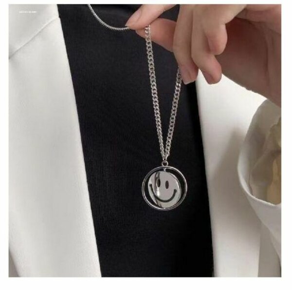 Collier Smiley Réversible