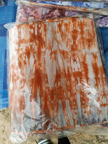 Tissu Batik en Coton Coloré