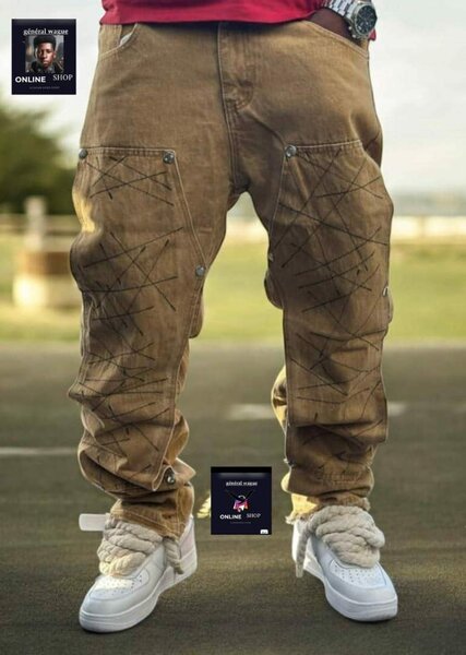 Pantalons cargo décontractés homme