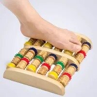 Sole Massager Wooden Roller Type Solid Wood Foot Leg Massage Foot Massager Acupuncture Point Ball Home Double The Comfort