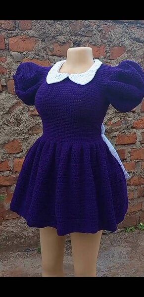 Robe Tricotée Vintage Femme