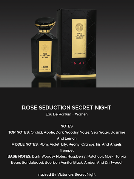 Parfum Femme Rose Seduction Night