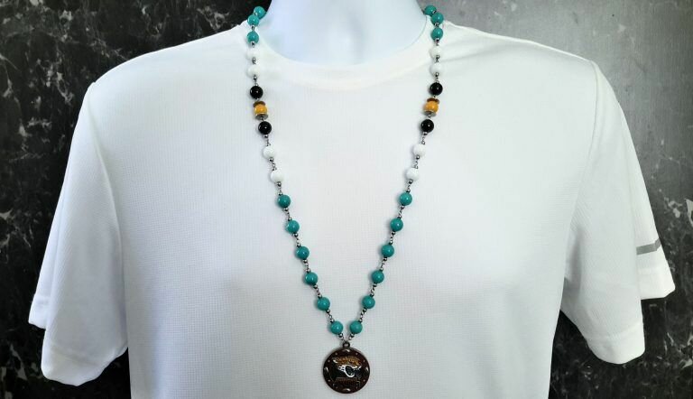 Jacksonville Jaguars Team Beads Necklace