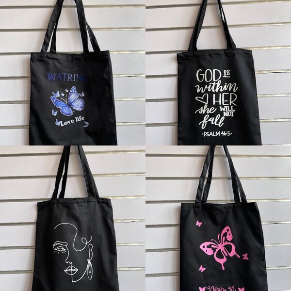 Custom printed totebags