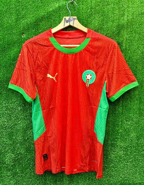 Maillot Maroc écussons en gomme version pro