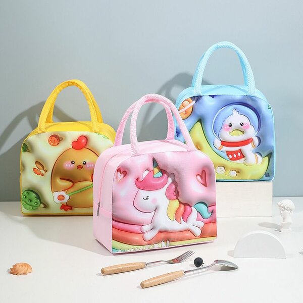 Cute Kids Lunch Bags Set