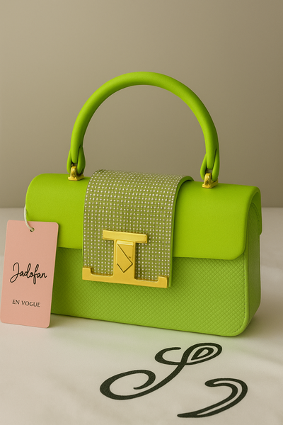 Sac à main vert élégant