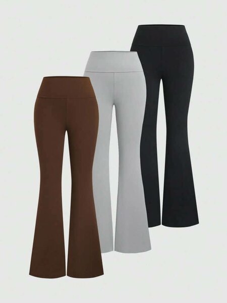 Flare Pantalons Femme Confort