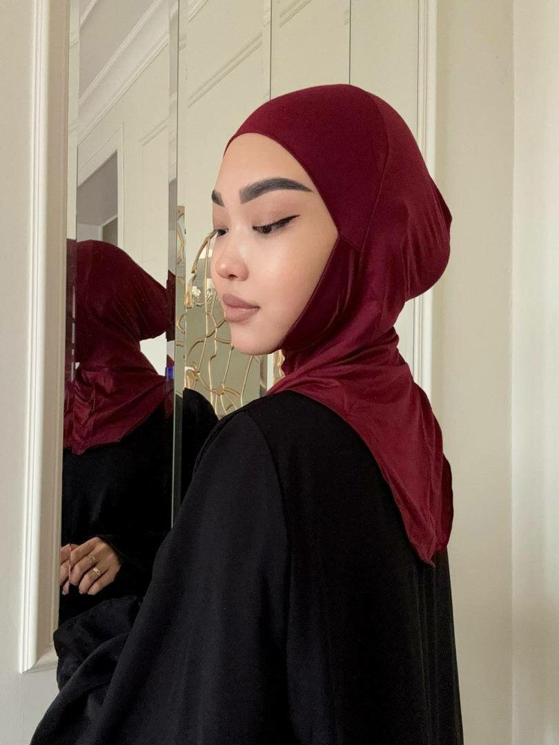 Подхиджабник прямой лоб