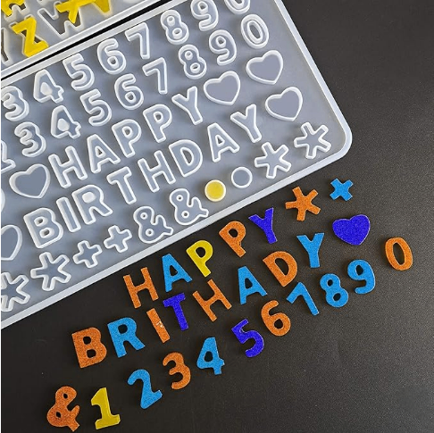 Alphabet mold mini (HBD)