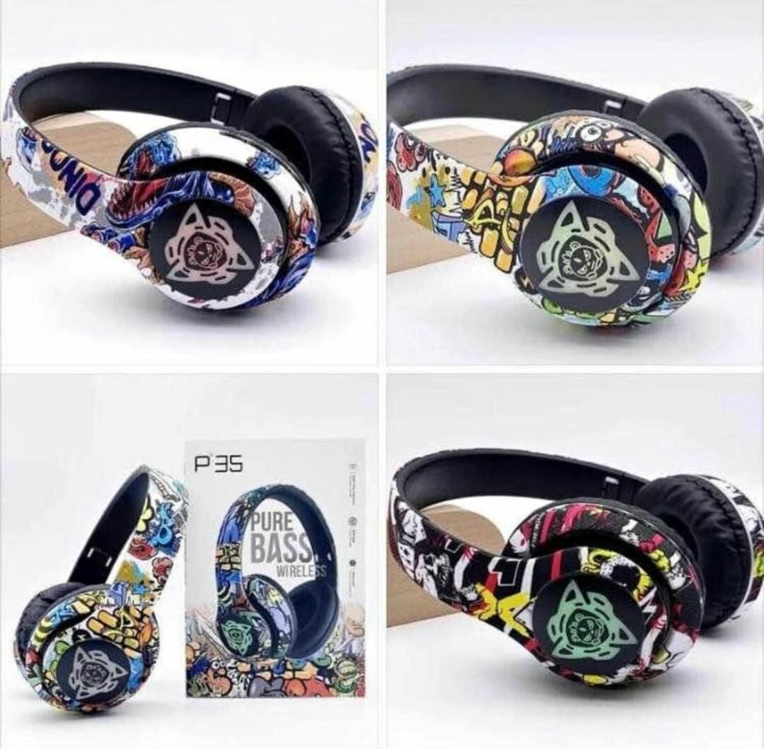 Casque bluetooth JBL P35 lumineux extra bass