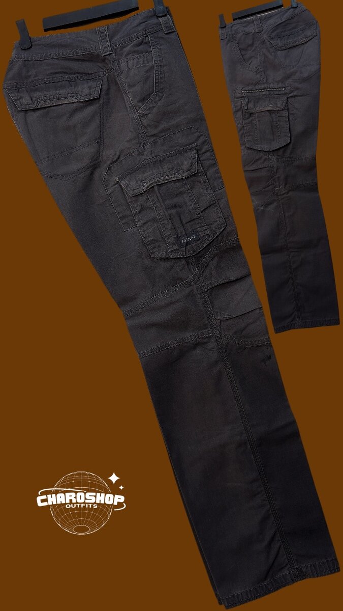 Pantalon cargo homme style utilitaire