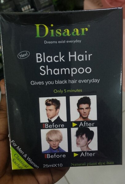 Shampoing Noir Cheveux Disaar