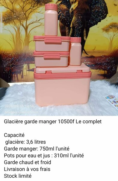 Glacière garde manger