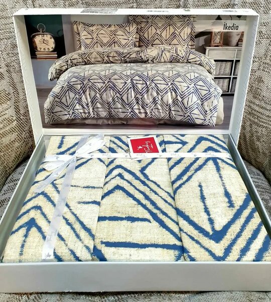 Постельное белье в красивой подарочной упаковке Turkiz