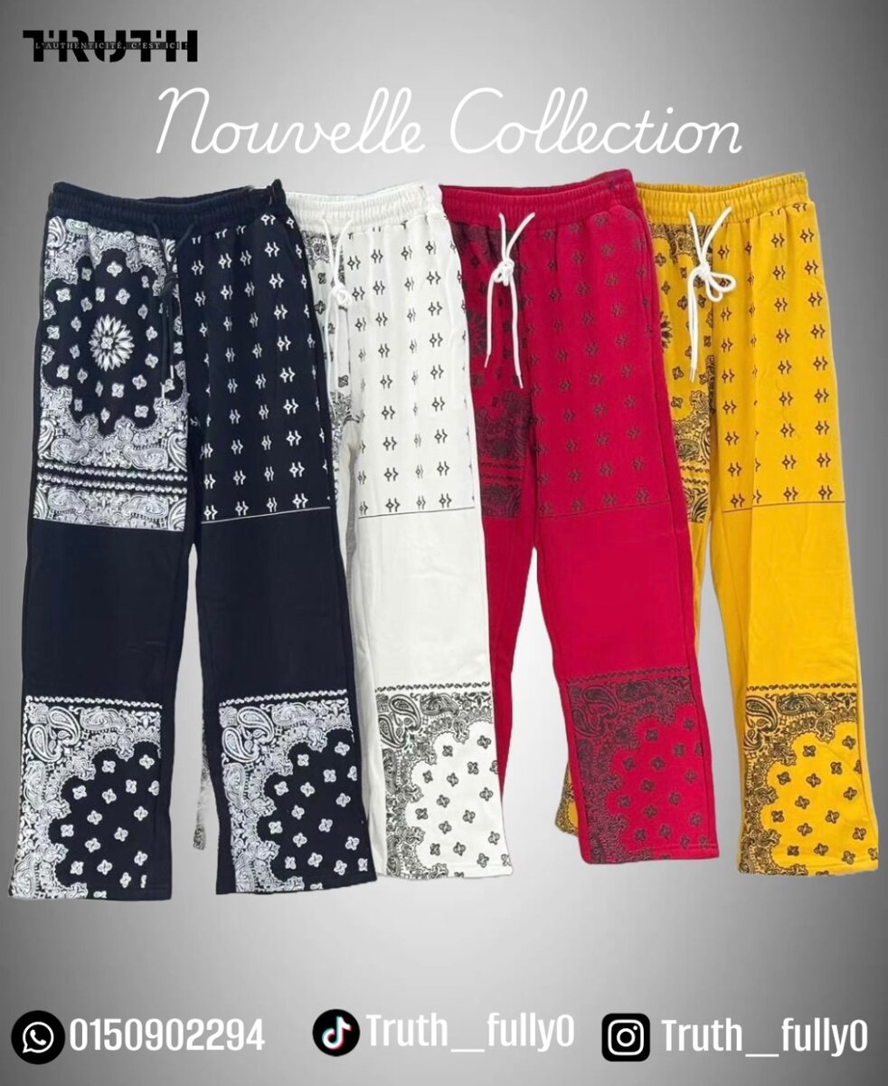 Pantalons colorés unisexes