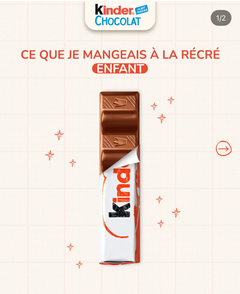 Kinder Chocolat Délicieux