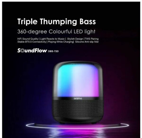 Oraimo TRIPLE THUMPING BASS BT SPEAKER