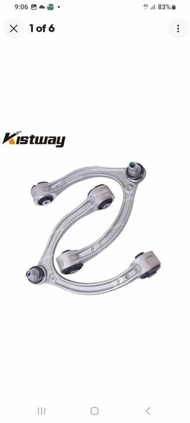 Benz upper control arms