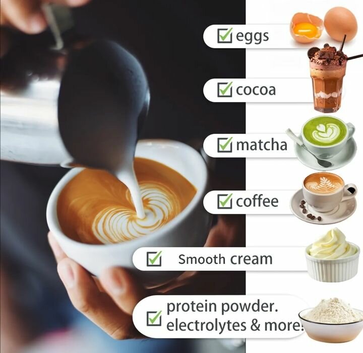 Electric Milk Frother, Mini Milk Foamer, Handheld