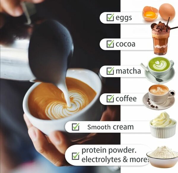 Electric Milk Frother, Mini Milk Foamer, Handheld