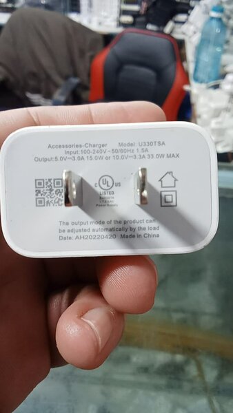 33 Watt Original Charger For Tecno