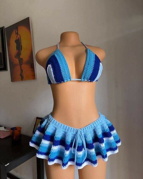 Bikini crochet fait main
