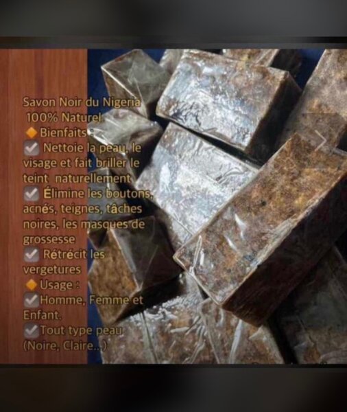 Savon Noir du Nigéria Naturel