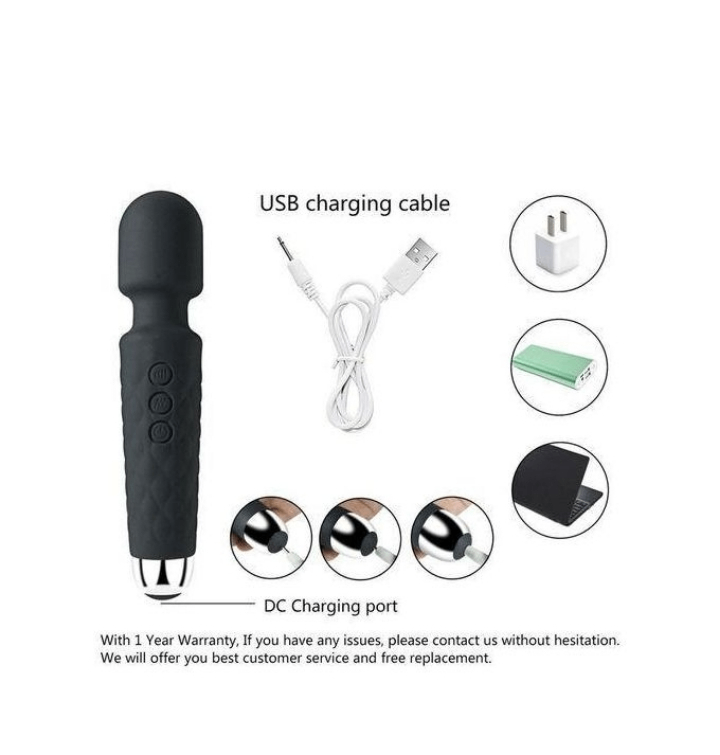 Vibromasseur Puissant Rechargeable