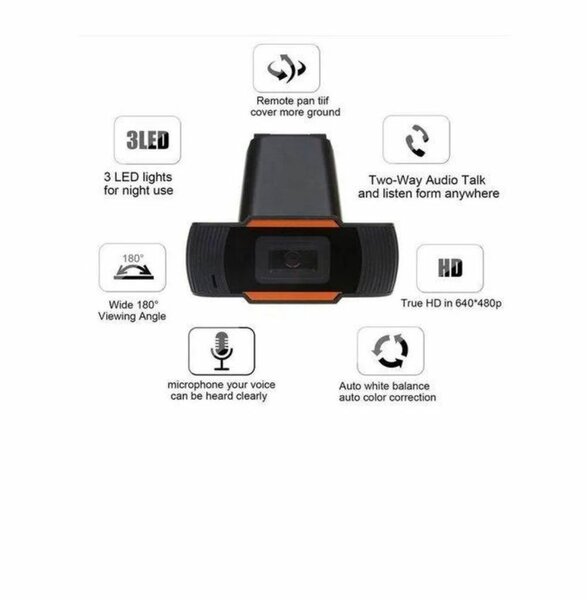 Webcam 720P avec micro