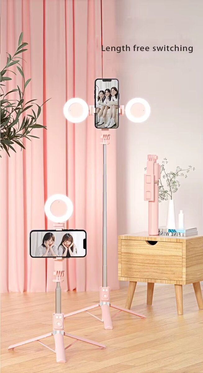 Trépied LED 2 Lumières 1m70